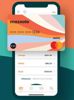 The Mazoola mobile wallet gives kids and parents banking superpowers