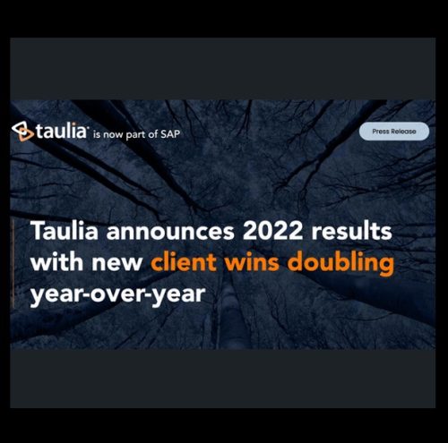 Taulia announces 2022 results with new client wins doubling year-over-year