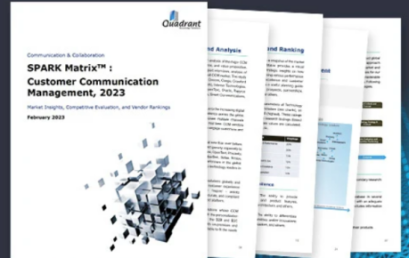 Quadient achieves leader position in 2023 SPARK Matrix™ for Customer Communications Management