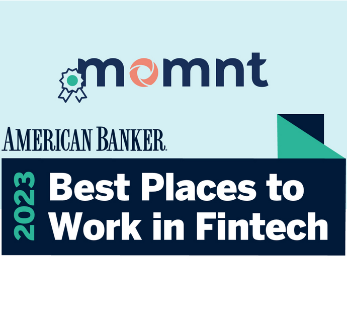 US fintech Momnt named a Best Place to Work in Fintech by American Banker