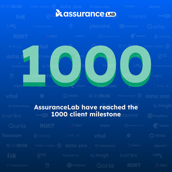 Australian compliance audit firm AssuranceLab reaches 1000 client milestone Australian compliance audit firm AssuranceLab reaches 1000 client milestone